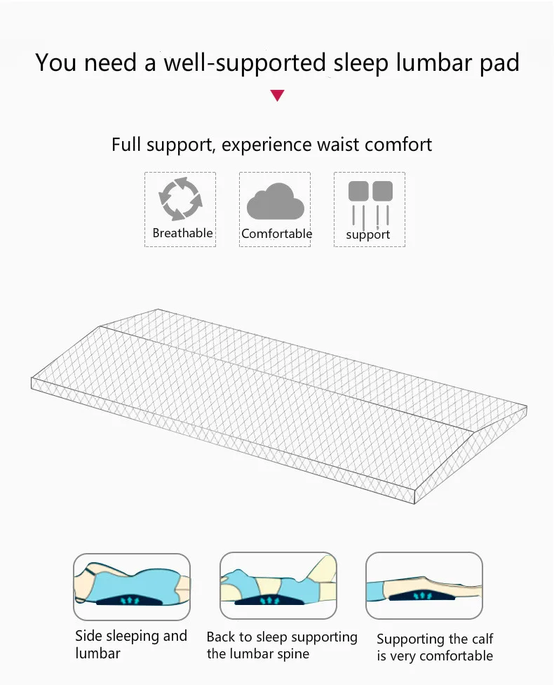 Подушка памяти для беременных женщин поясничная Подушка для сна подушка для здорового сна подушка под поясницу
