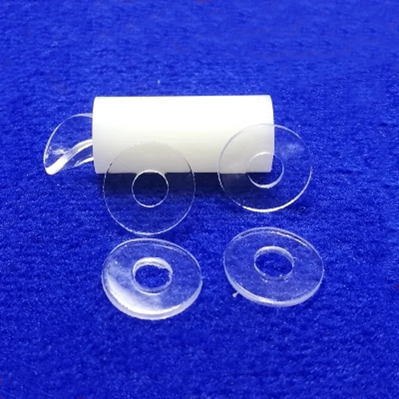 

5Pcs M6 M8 M10 PVC Transparent soft Gasket glue Round plastic Flat pad insulation Screw meson Anti-shedding washer 12mm-20mm L