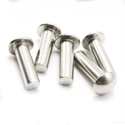 

30pcs M3 stainless steel semicircular head rivet solid rivet household solids round cap decoration bolts 4mm-14mm length