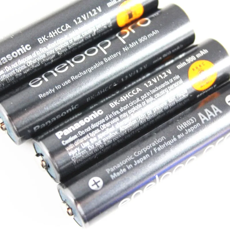 4 шт./лот, аккумулятор Panasonic Pro AAA 950mAh 1,2 V Ni-MH, предварительно заряженные аккумуляторы, сделано в Японии