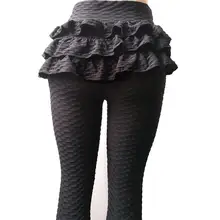 Для женщин Спортивная Леггинсы для йоги штаны черный Высокая Талия на резинке для бега Фитнес тонкие спортивные брюки для йоги, брюки для Для женщин брюки