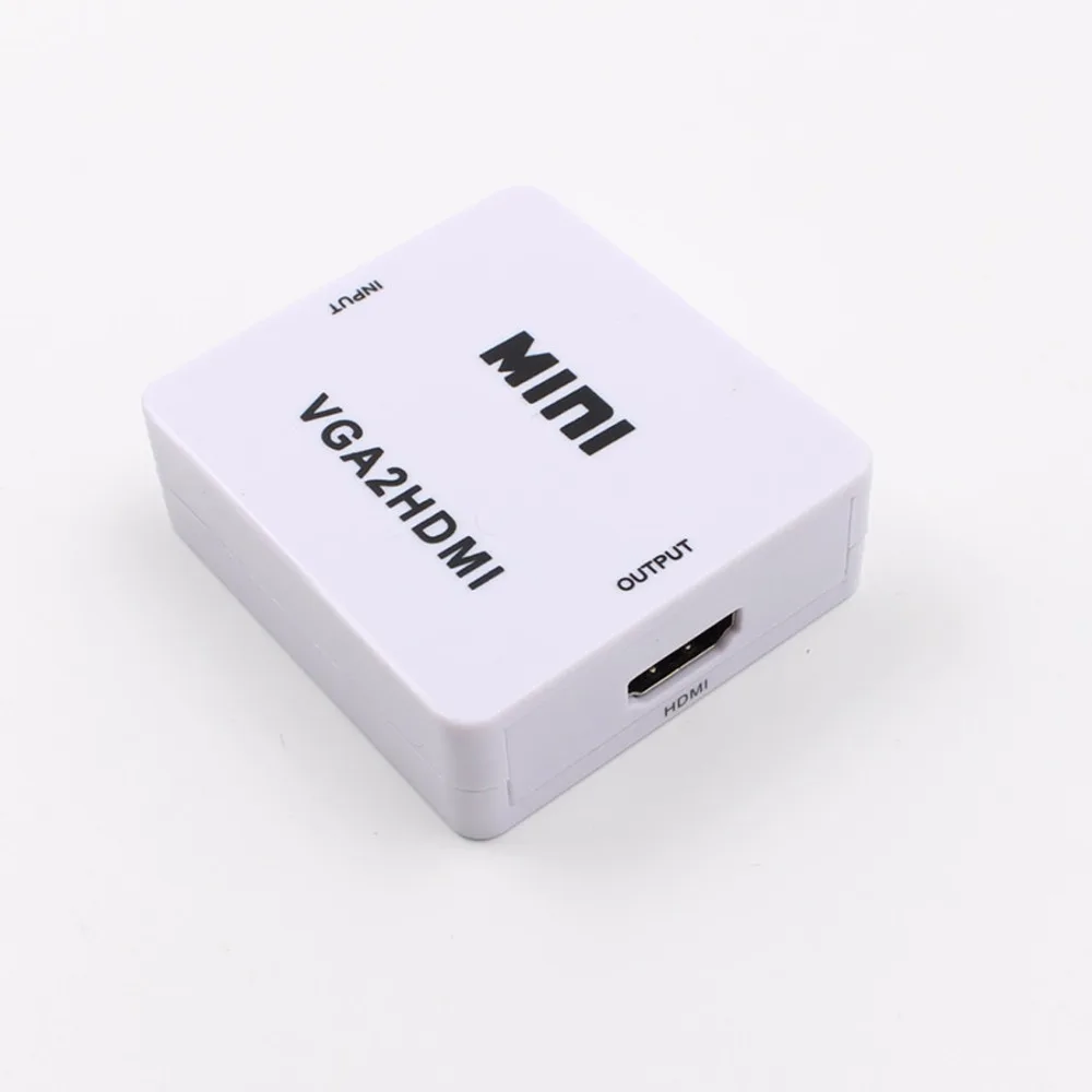 Мини бокс VGA2HDMI с аудио конвертером для Xiaomi Box/ноутбука/ПК HDTV HD 1080P VGA в HDMI видео