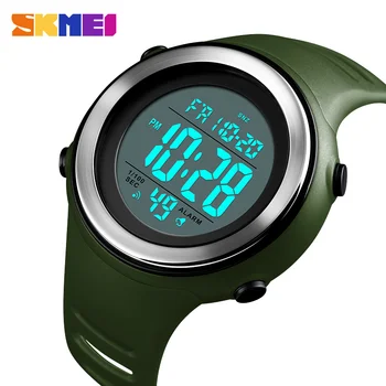 

Men Sports Watches Luminous 50M Waterproof LED Digital Watch Timing Backlit Waterproof Male Clock Relogio Masculino SKMEI 2018