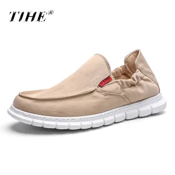 

Cloth Shoes Men's Comfortable Soft Casual Shoes Men Slip-on Loafers Breathable Stretch Fabric Shoes Male Flats Walking Sneakers
