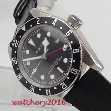 41mm Corgeut Black Dial GMT Sapphire Glass Date Super LUME Rotating Bezel Steel Case Top Brand Automatic Movement men's Watch 41mm Corgeut Black Dial GMT Sapphire Glass Date Super LUME Rotating Bezel Steel Case Top Brand Automatic Movement men's Watch