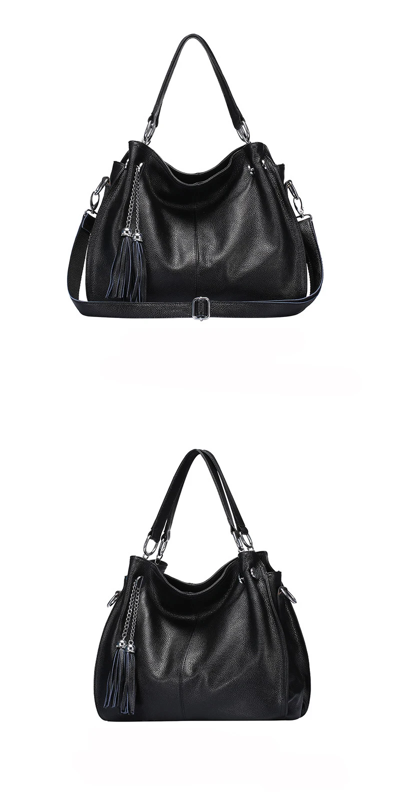 Bolsa de couro genuíno das mulheres bolsa
