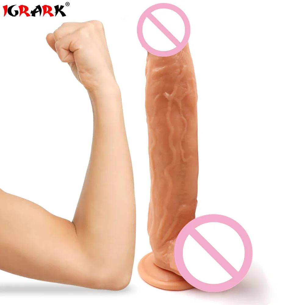 IGRARK Super Long Big Huge Dildo 11.8 Inch 30cm Anal Dildo Sex Toys For Woman Penis Realistic Giant Dildo Suction Cup Dildos Best Sex Dolls Near Me Cheap Realistic Love picture