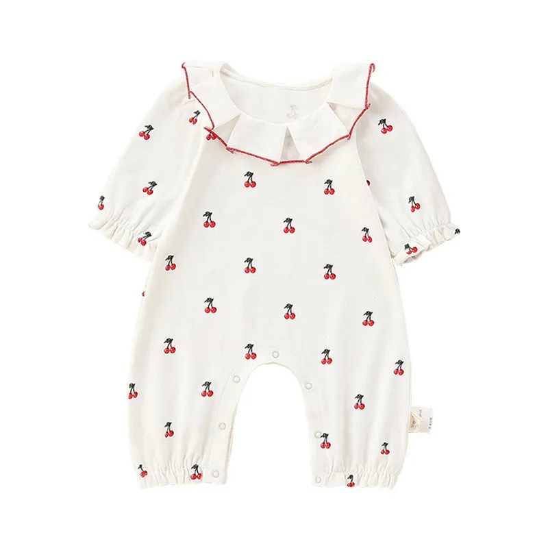 cherry print jumpsuit