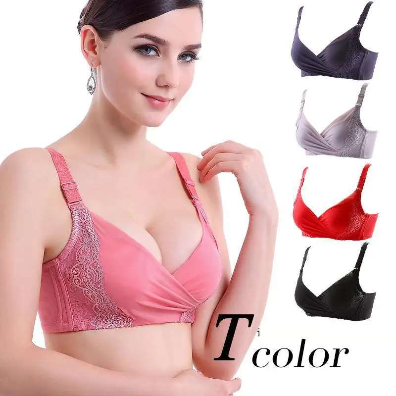 

Mozhini Fashion women push up bra thick cup lady Intimates bra gather breast Women Underwear big Bra anti Emptied lady sexy bra