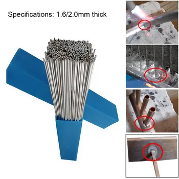 

20pcs 1.6/2mm*500mm Welding Wire Low Temperature Aluminum Welding Electrode core Core Aluminum Electrode (no core) Multi-tools