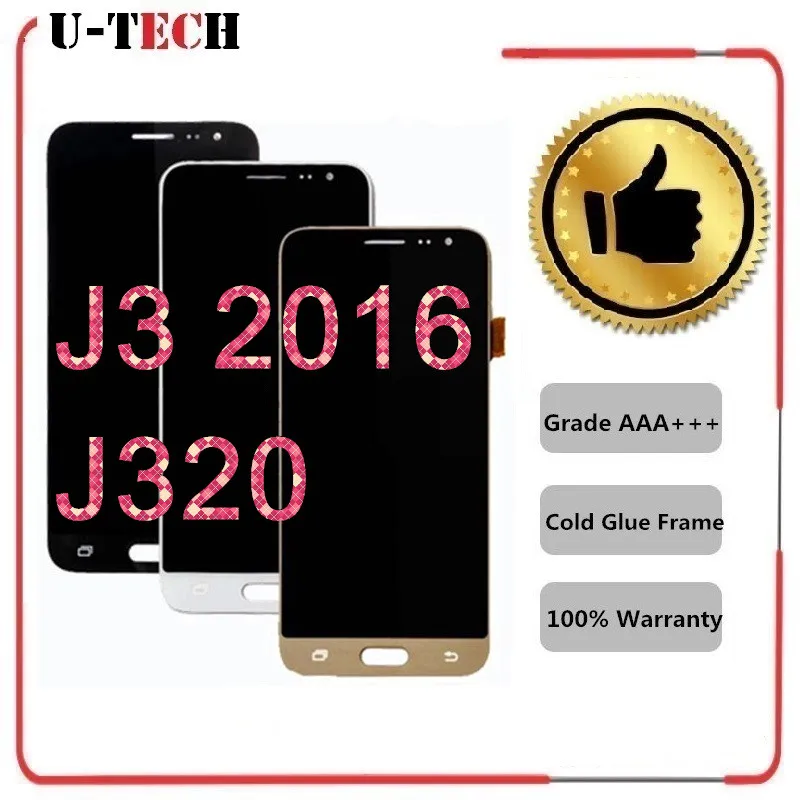 Gansta AMOLED 5 0 J3 ЖК-дисплей для SAMSUNG 2016 Дисплей Сенсорный экран планшета GALAXY J320 |