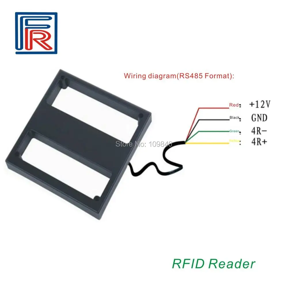 RFID-Zutrittskontroll-Set Netzteil & 20 Transponder EM/Uni Außenleser S2-EM-w 