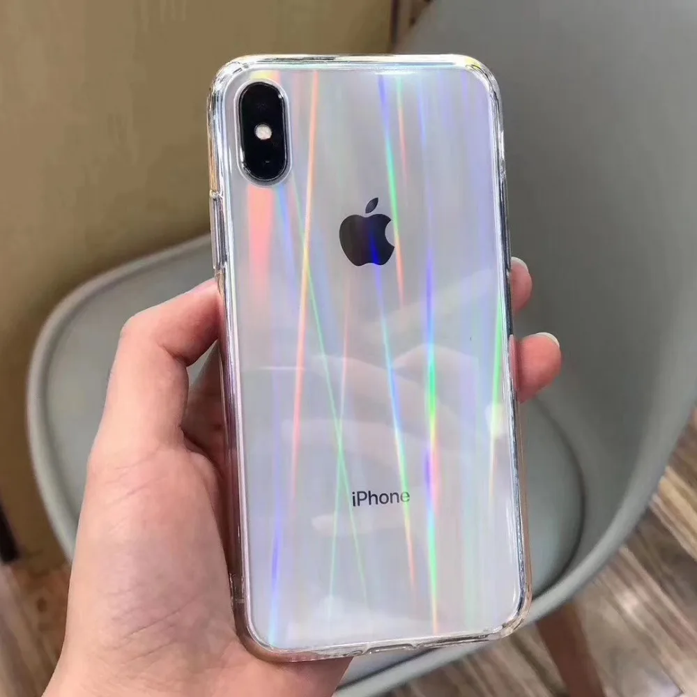 Модный прозрачный чехол для Apple iphone 6 7 8 Plus X XR XS Max минимализм задняя крышка IP 6plus 7plus