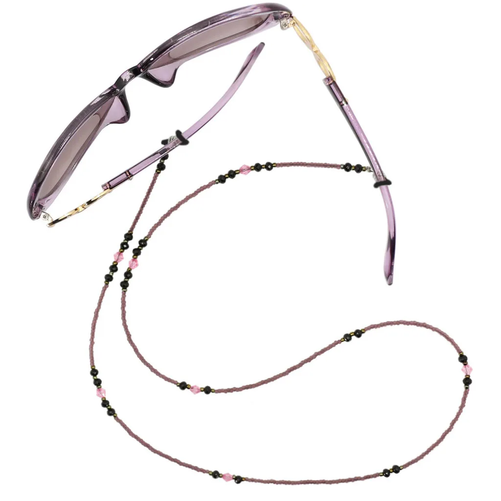 Fashion Beaded Reading Glasses Spectacles Sunglasses Eyewear Neck Cord Chain Holder For Women