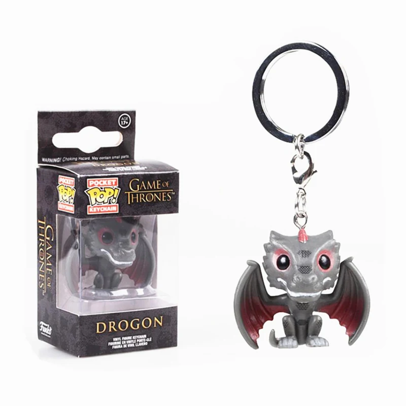 

FUNKO POP Pocket Pop Keychain Drogon Action Figure Collection Model Toy Gift
