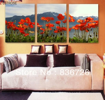 

CLSTROSE Unframed New Quadros De Parede Sala Canvas Painting Nature Wall Art Flower Fashion Home Decoration Living Room