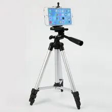 Профессиональные легкий штатив для Nikon D3300 D5300 6D цифровой Камера держатель для DSLR Камера телефона с телефоном клип