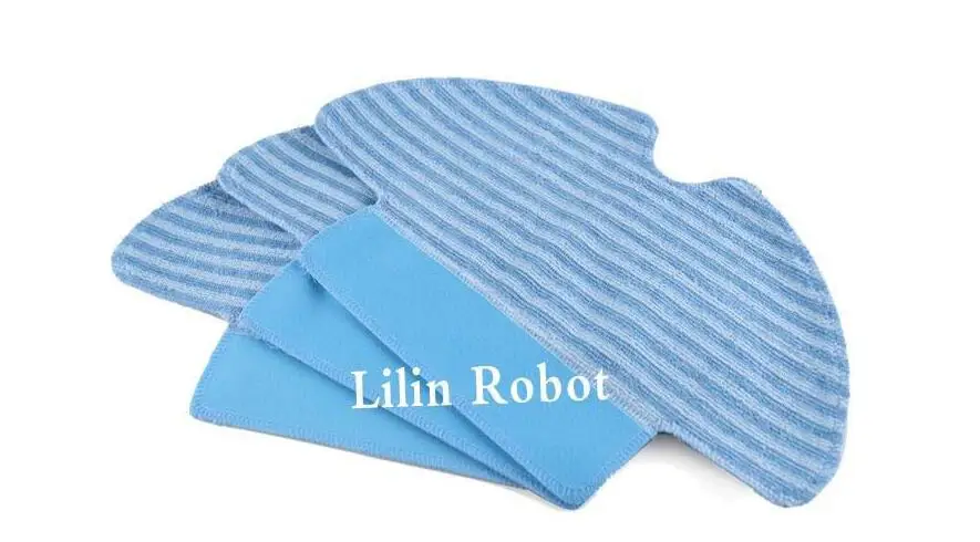 (For Q7000 ) Mop for LIECTROUX Robot Vacuum Cleaner with Water Tank (Wet and Dry Mopping), 3pcs/pack free to all liectroux b2005plus wet and dry mop robot vacuum cleaner with selfcharge home smart remote control cleaning robot