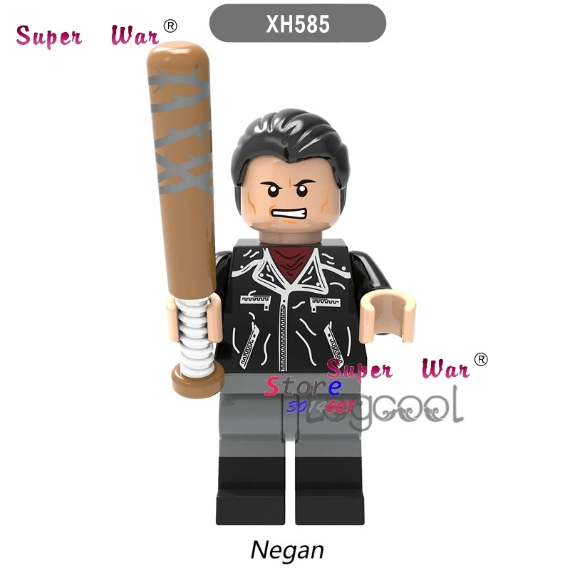 

1PCS model building blocks action superheroes The Walking Dead Series Neqan classic diy toys for children gifts