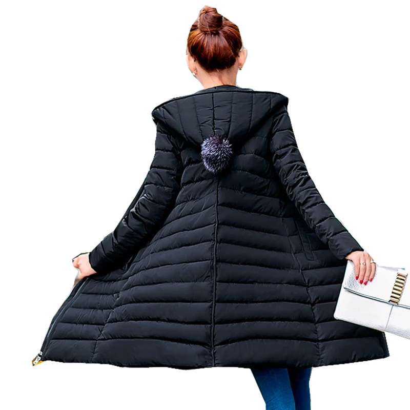 New 2017 Women Cotton Padded Winter Female Fashion Jacket