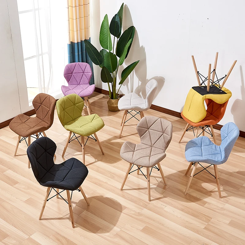 

Modern minimalist creative home fabric chair