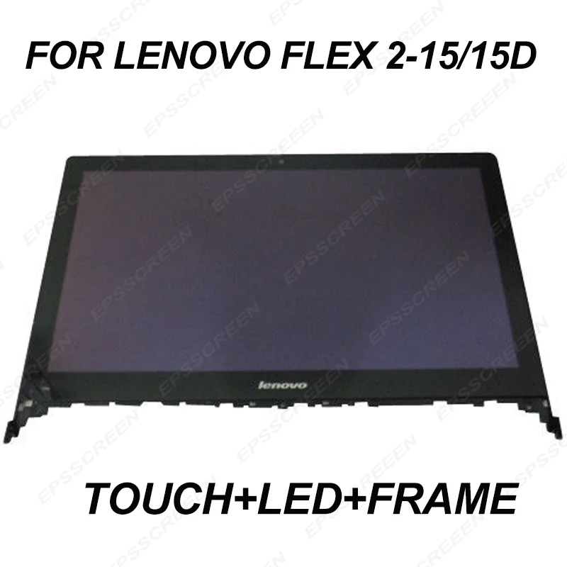 Заменить 15,6 ''для lenovo IdeaPad Flex 2-15 flex2-15D сборки сенсорный экран + светодиодный ЖК-дисплей панель + рамка дисплей FHD1920 * 1080 и HD 1366*768