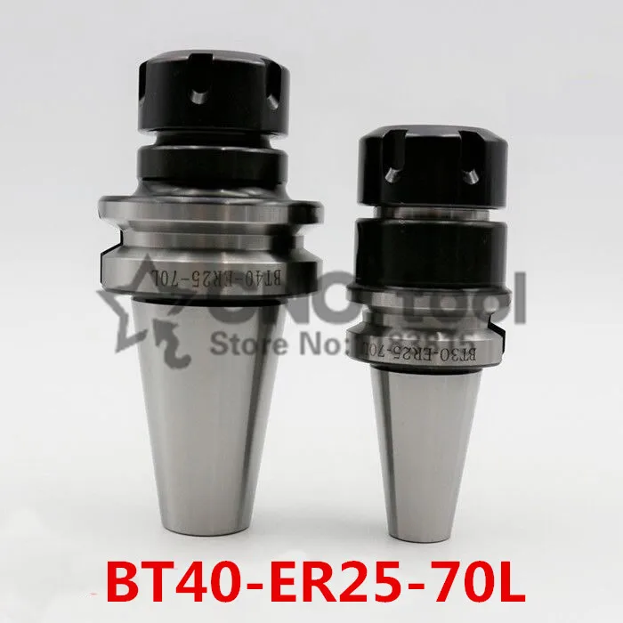 

BT40-ER25-70L Spring ER Collet Chuck CNC Milling Toolholder Clamping End Mills Work on CNC Milling Machine