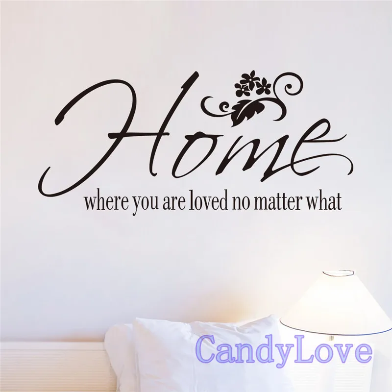 Waterproof English Sentences Wall Sticker Home Motivational Sweet