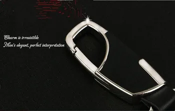 

Car-Styling Fashion Leather car key ring for Volkswagen Pol audi a4 b6 Mazda 6 mitsubishi asx opel insignia car Accessorie