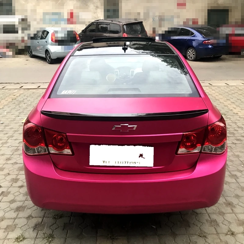 ABS Материал задний спойлер для Chevrolet Cruze 2010 2011 2012 2013 грунтовка Цвет автомобильное украшение в виде хвостового крыла