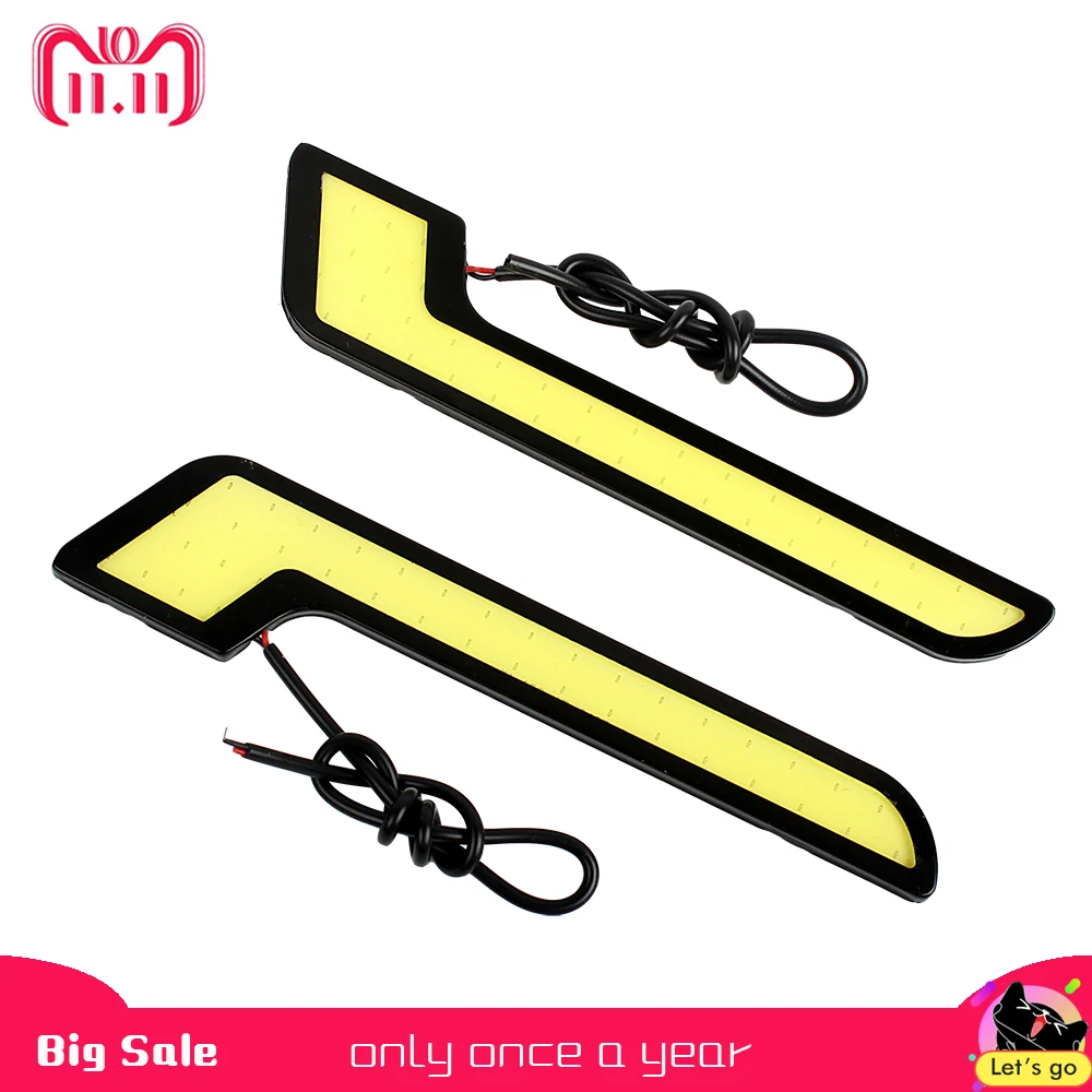 iTimo 1 Pair LED Car Fog Lamps COB Car-styling External Lights DC 12V Universal Car DRL Daytime Running Lights Super Bright цена iTimo 1 Pair LED Car Fog Lamps COB Car-styling External Lights DC 12V Universal Car DRL Daytime Running Lights Super Bright цены онлайн