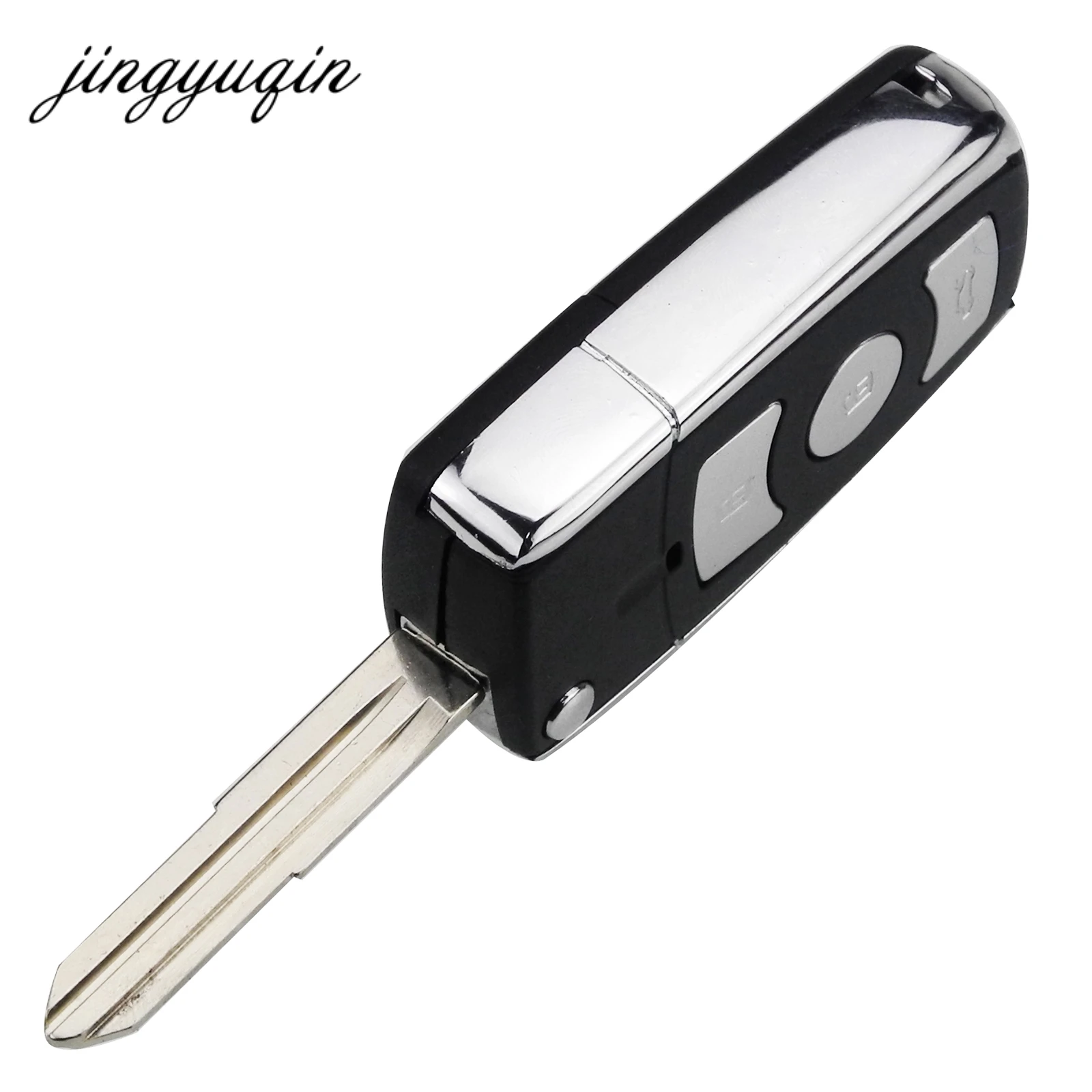 Jinyuqin 3+ 1 кнопка Модифицированная откидная оболочка ключа дистанционного управления для Kia hyundai Elantra Sonata Genesis Santa Fe Accent Автомобильный ключ крышка