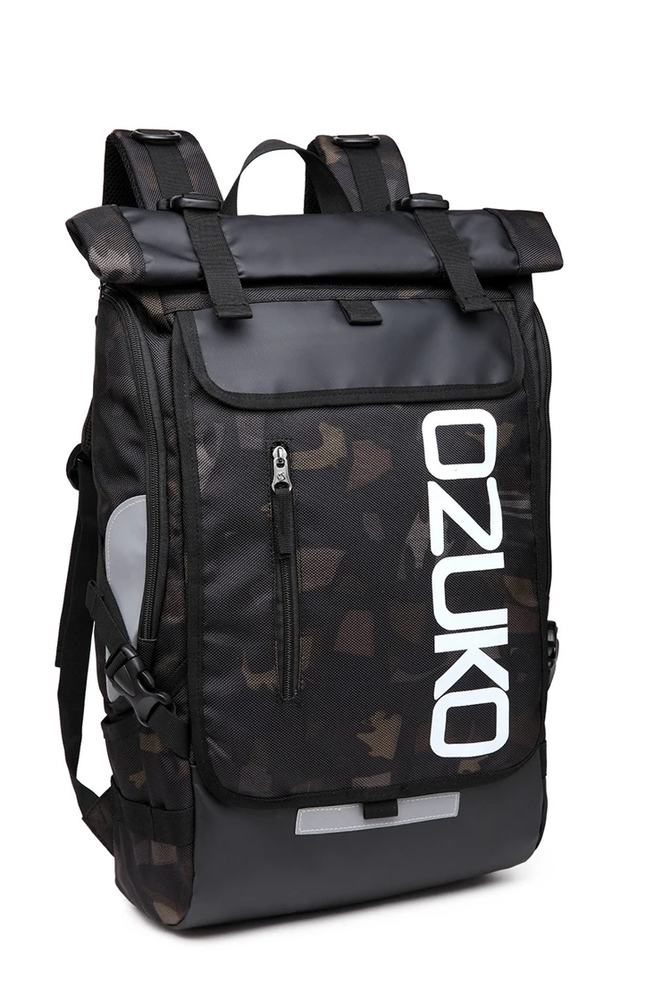 OZUKO модный школьный рюкзак для мужчин, большая вместительность, дорожная сумка, повседневные школьные рюкзаки для девочек, водонепроницаемые, для путешествий, Mochila