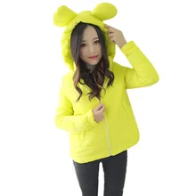 Down Parka 2016 Fashion New Autumn Winter Short Jacket Women Student Slim Solid Jacket Outwear Ultralight
