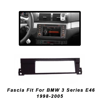 

1 Din Car MP5 Radio Frame 2Din DVD Stereo Panel Fascia For BMW 3 Series E46 1998-2005 Dash Mount Refitting Trim Kit Frame CD Bez
