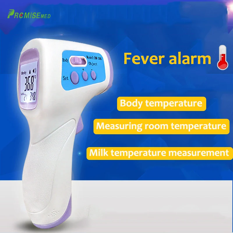 

pr+mise Muti-fuction Medical Baby/Adult Digital Thermometer Infrared Forehead Body Thermometer Gun Non-contact