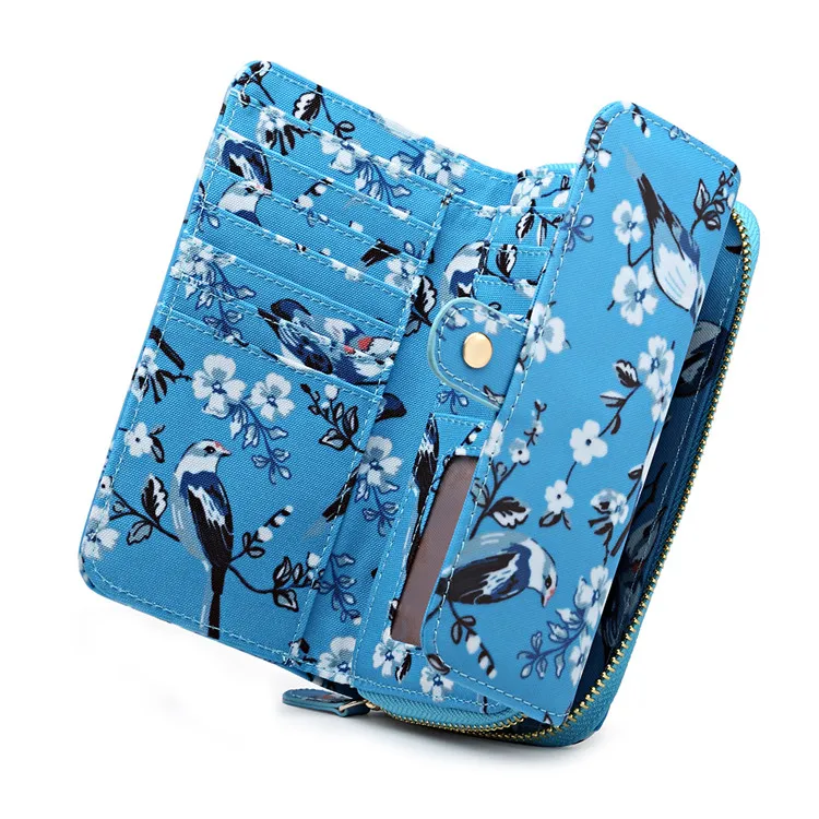 Miss Lulu marca mujeres carteras moda carteras largas florales 9 tipos color resistente al agua HULE|wallet wallet|long walletlong wallet brand - AliExpress