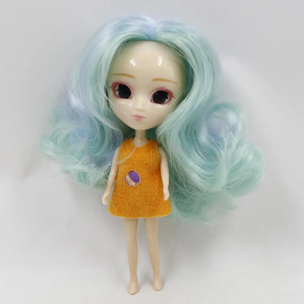 Мини кукла Pullip DBS 11 см как BJD различные цвета волос прическа одежда случайный
