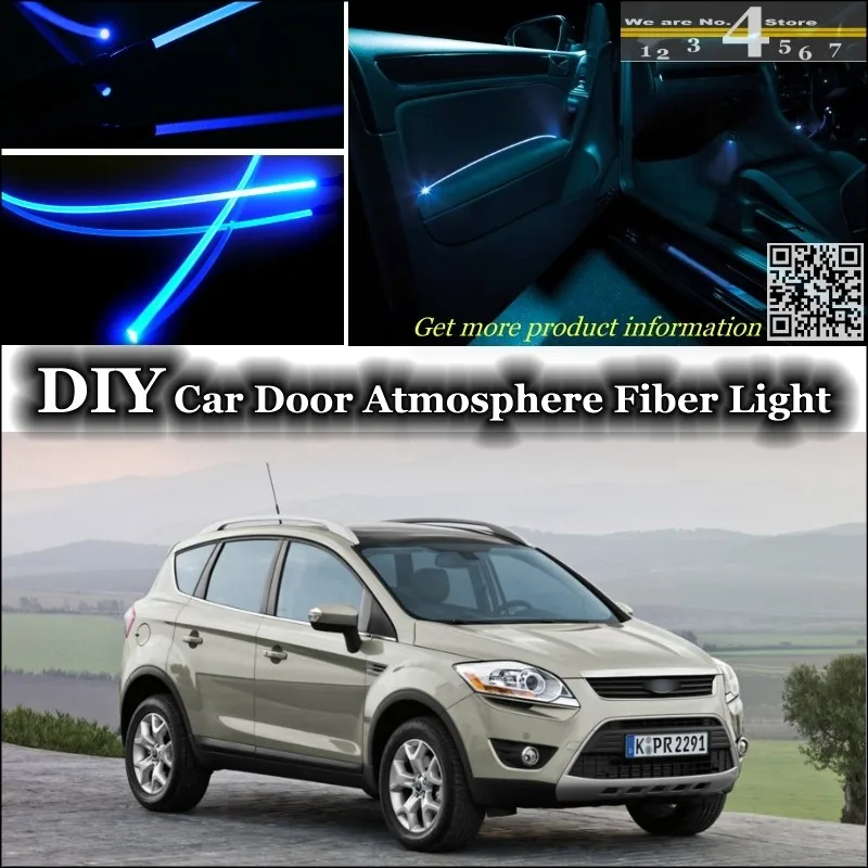 For Ford Kuga interior Ambient Light Tuning Atmosphere Fiber Optic