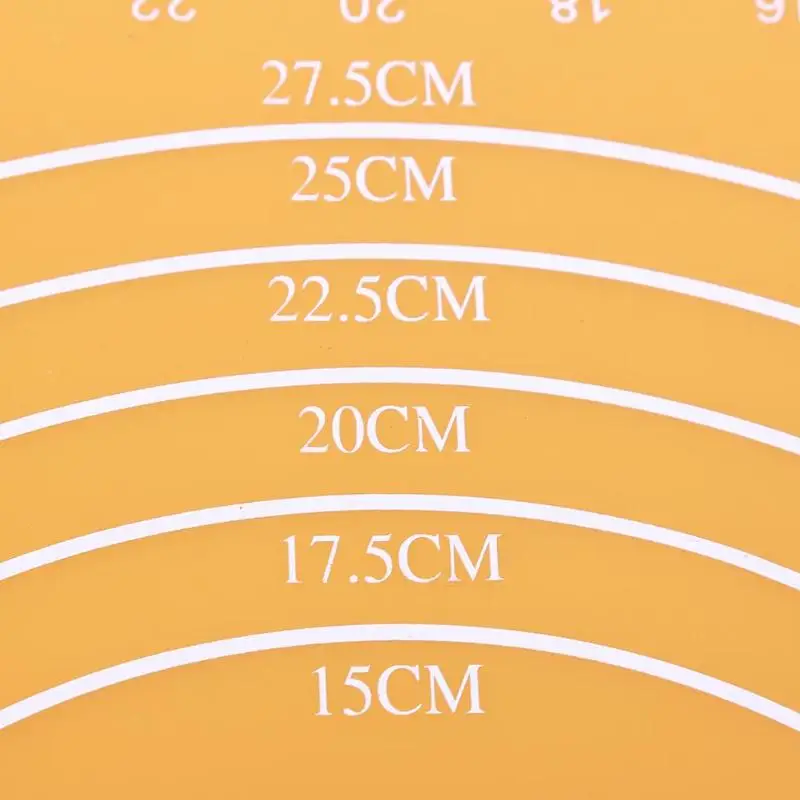 40*30 см Силиконовые коврики для выпечки антипригарное тесто для пиццы кондитерские изделия утолщение муки прокатки весы коврик помадка коврик для печенья коврик для выпечки инструмент