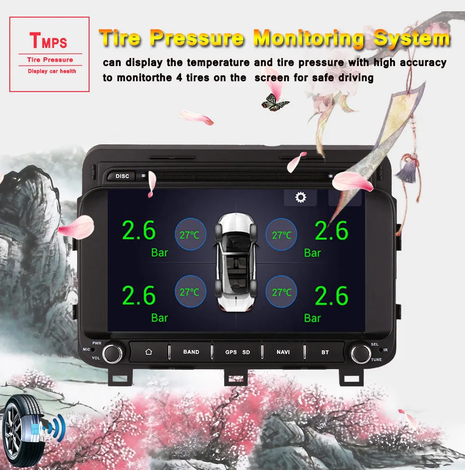 Top 8" Octa Core Android 9.0 Car GPS For KIA K5 KIA Optima 2011-2015 Car radio Multimedia NAVI with IPS screen 4Gb Ram+64Gb Rom PX5 13