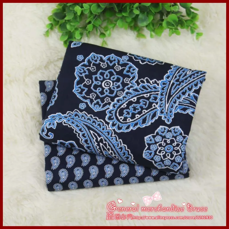 2pcs 150 50cm Navy series Retro patchwork baby cloth font b tartan b font ethnic fabric