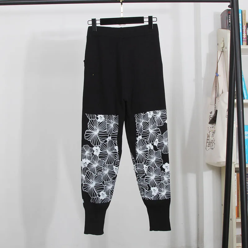 2 Piece Set Women Fashion Long Sleeve Printed Sweatshirt+Pants Suit Tracksuits Women Autumn Winter Two Piece Outfit