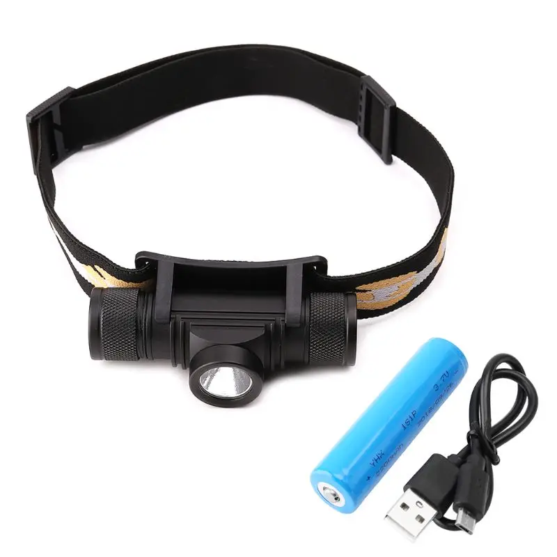 

Outdoor D10 LED Headlamp Waterproof Camping Flashlight Portable Headlight USB Charging