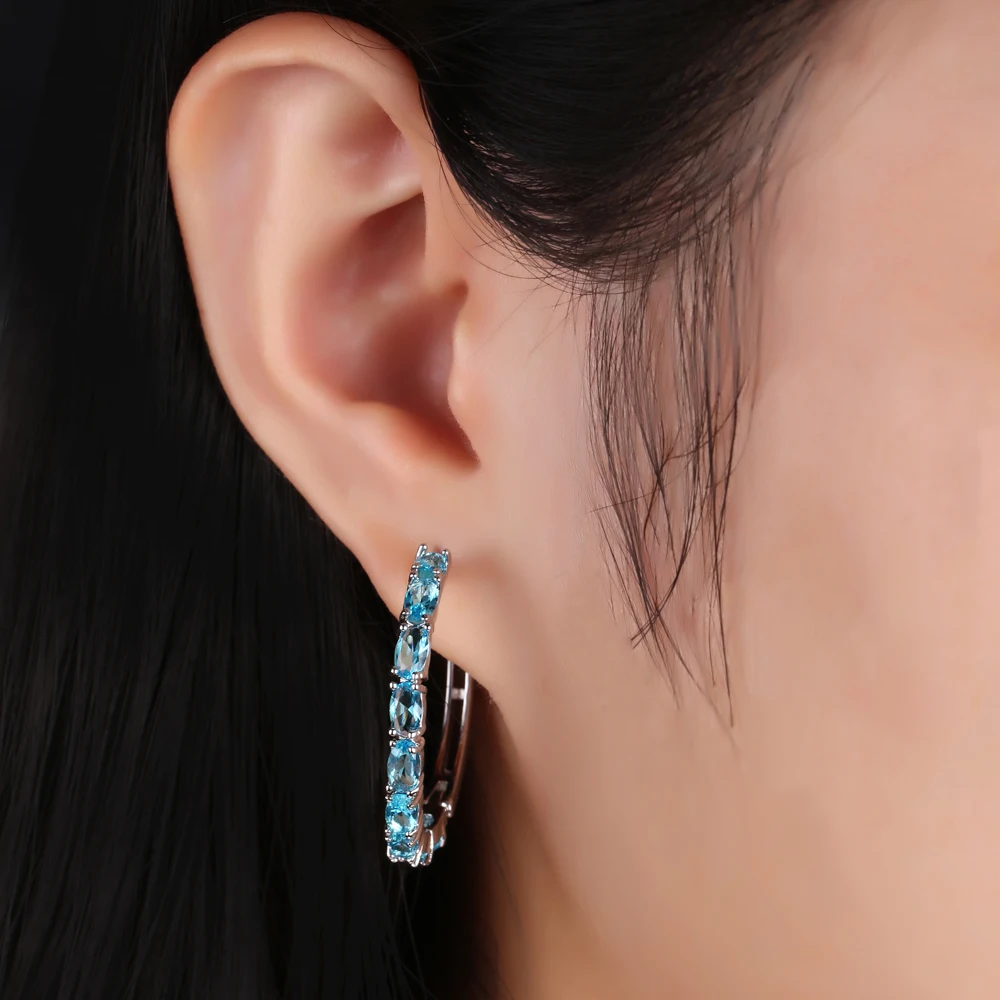

exquisite colorful crystal earrings for women elegant women's earrings cubic zirconia wedding earring 2019 modern jewelry gift