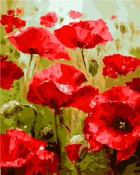 

Frameless Wall Decor Picture Painting By Numbers Hand Painted On Canvas Painting Landscape Flowers Modern Abstract Oil Painting
