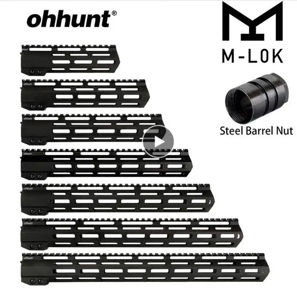 Ohhunt 7 &quot9&quot 10 &quot12&quot 13 5 &quot15&quot 17 &quotAR15 свободный поплавок тонкая стильная