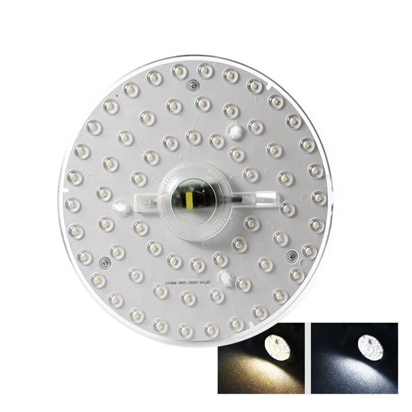 

Round 2835SMD LED Module ceiling lamps 110V 220V 85-265V 12W 20W 24W 36W Cool white LED Module lights for home bedroom
