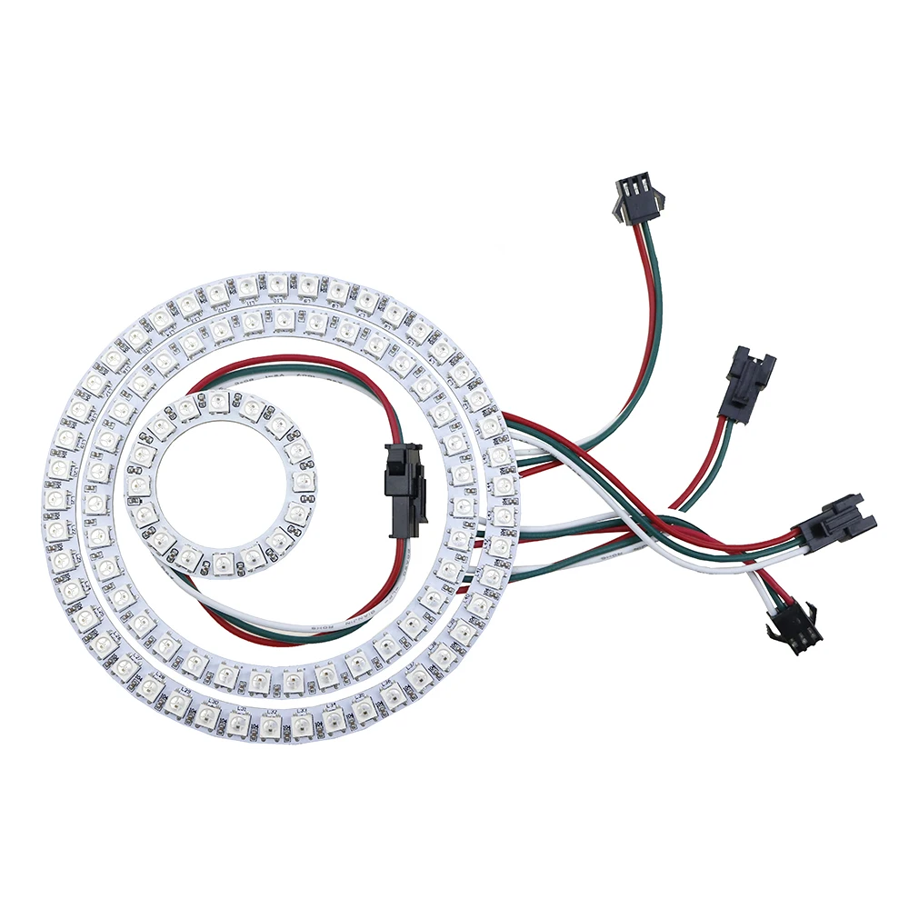 5 в постоянного тока WS2812B светодиодная модульная лента 5050 SMD RGB индивидуальное