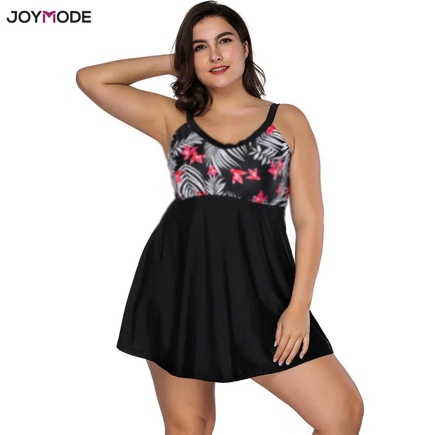 JOYMODE 2018 Swims uit Women Swimwear Plus Size One Pieces Floral